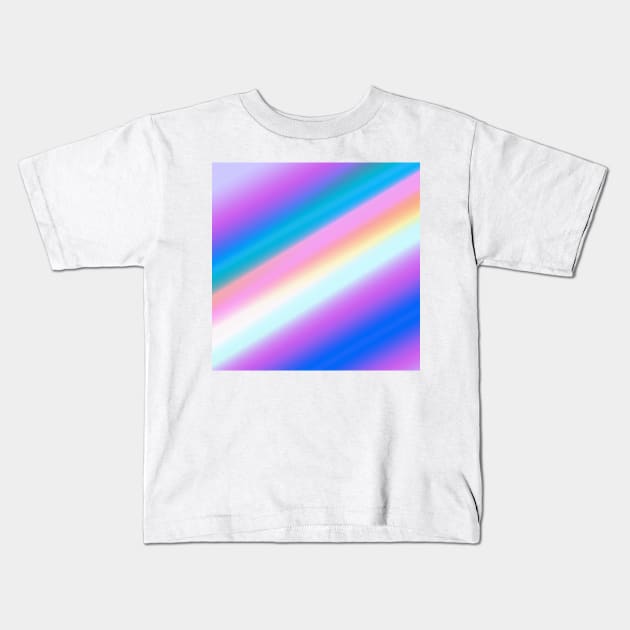 pink blue yellow purple white abstract texture art Kids T-Shirt by Artistic_st